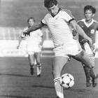 Steve Wooddin in action for the All Whites in 1981. Photo from NZ Herald.