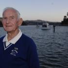 Yachting New Zealand Honours Award winner Stewart Elder (85) at the Port Chalmers Yacht Club....