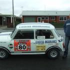 Stirling man Cam Luke with his restored 1971 Austin Clubman GT which was driven by Angus Hyslop...