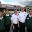 The Wanaka St John winter crew, 2008. (From left) Nobu Nakashima, Kate Ogle, Daniel Rooney, Ron...