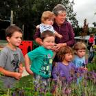 Sue Morey makes the most of her remaining time at Ako Childcare Centre with (from left) Jack...