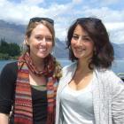 Survivor of skin cancer Mikki Kragelund (left) and friend Nina Oosterveer are preparing to cycle...