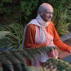 Swami Janananda Goswami in Dunedin yesterday. Photo by Craig Baxter