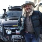 Swazi founder Davey Hughes in Oamaru with his ute named Bodacious after a legendary rodeo bull....