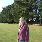 Taieri Mouth Amenities Society president Jeannine Basquin at Livingstonia Park last week. Some of...