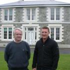 Telford Rural Polytechnic chief executive Jonathan Walmisley and Telford farm manager Ian Knowles...