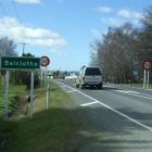 The  50kmh entrance to Balclutha on State Highway 1 from the south. Photos by Helena de Reus.