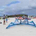 The Aitutaki atoll where South Pacific Kiteboarding set up its centre last year.