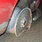The Alexandra-based rural drink-drive team arrested the driver of this 1973 Daimler, damaged when...