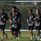 The All Whites take part in a training session in Los Angeles. Photo Getty Images