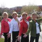 The Bellebirds (from left) are Jill Tremain, Vicki Buckham, Cheryl Collie and Pip Macauley. Photo...
