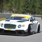 The Bentley Continental GT3 makes its motorsport debut in Australasia during an official practice...