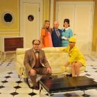 The cast of Boeing, Boeing (from left) Tom Trevella, Kelly Hocking, Phil Vaughan, Amy Straker and...