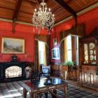 The castle's refurbished music room is dramatically different to how it used to look.