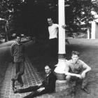 The Chills circa 1985, (from left) Phillipps, Terry Moore, Alan Haig and Peter Allison. Photo...