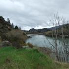 The Clutha River below Roxburgh, looking downstream. The proposed Clutha Gold trail would run...