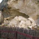 The collapsed caves. Photo supplied.