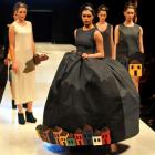 The collection ''Shadow'' by Italian designer Mahshid Mahdian graces the catwalk as the winning...