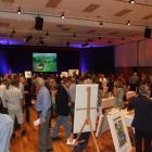 The crowd at the art auction to raise money for Wakatipu High School's Branches Camp. Photo by...