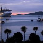 The cruise ship Golden Princess arrives at Port Chalmers yesterday.  Photos by Stephen Jaquiery...