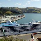 The cruise ship Nautica at Port Chalmers last January. Photo by Gregor Richardson.