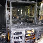 The damage to the inside of the Serpentine Ave building. Photo by Jane Dawber.