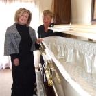 The directors of Affinity Funerals, Janice Millis (left) and Lynley Claridge, say their...