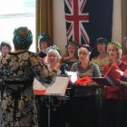 The Dunedin Library choir performs in 2009. Photo by Peter McIntosh.