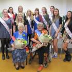 The festival princesses and Alexandra Festival Senior Queen (front right), and runner up. Photo...