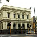 The former BNZ building in Princes St has been put up for mortgagee tender by beleaguered Hanover...