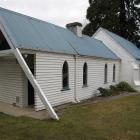 The former Millers Flat church at the rear of St John's Presbyterian Church, Arrowtown. Photo by...