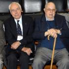 The foundation members of Sports Medicine New Zealand at the Dunedin Town Hall yesterday....
