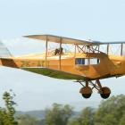 The Fox Moth owned by Colin and Maeva Smith and based at the Mandeville airfield which tomorrow...