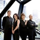 The Goldner Quartet (from left) Julian Smiles, Dimity Hall, Irina Morozova and Dene Olding and...