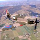 The Hawker Hurricane P3351, previously owned by Wanaka's Alpine Fighter Collection, takes its...