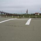 The helipad being considered for camper van parking at the Oamaru waterfront. Photo by Hamish...