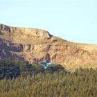 The Jaffray Hill quarry on the lower slopes of Saddle Hill, from Gladstone road last Tuesday....