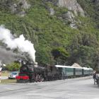 The Kingston Flyer train prepares to leave on its first 2013 trip to Fairlight  after being in...