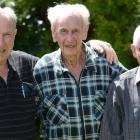 The longest serving members of the Mosgiel Rotary Club (from left) Eric Shaw (78), 52 years'...