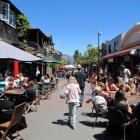 The Mall was a different picture yesterday afternoon as holidaymakers poured on to Queenstown's...