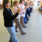 The members of a peer-led tai chi group that meets at the Octagon Seniors Club believe tai chi is...