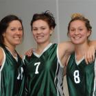 The New Zealand Force Academy's basketballing sisters (from left)  Shinae (18), Mikayla (20) and...