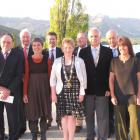 The newly elected Queenstown Lakes District Council is (from left) Mel Gazzard, John Mann, Trevor...
