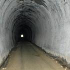 The old railway tunnel under Big Hill on the Clutha Gold Trail. Photo by John Fridd.
