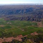 The original Big Sky dairy farm development, near Patearoa, in the Maniototo, in the early-2000s....
