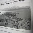 The owners of a property on the shores of Lake Wanaka say an advertisement, including this photo,...