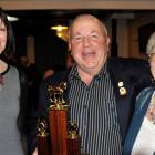 The owners of Pembrook's Delight, the Otago Harness Horse of the Year, at the awards in...