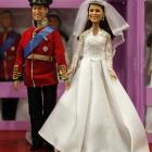 The Prince William and Catherine Middleton dolls that have gone on sale in Hamleys toy store in...