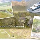 The proposed catamaran, ATV and monorail route linking Queenstown and Te Anau. Graphic from 'ODT'.