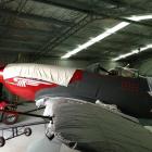 The rare Yak 3 aircraft  damaged by a stray bullet last week at Wanaka Airport. Photo supplied.